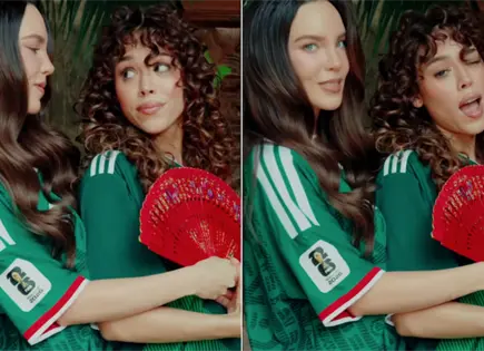 Belinda y Danna se reúnen y apoyan a selección México Belinda y Danna se reúnen y apoyan a selección México