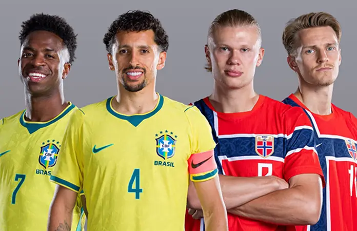 Brasil continúa como favorito ante Noruega