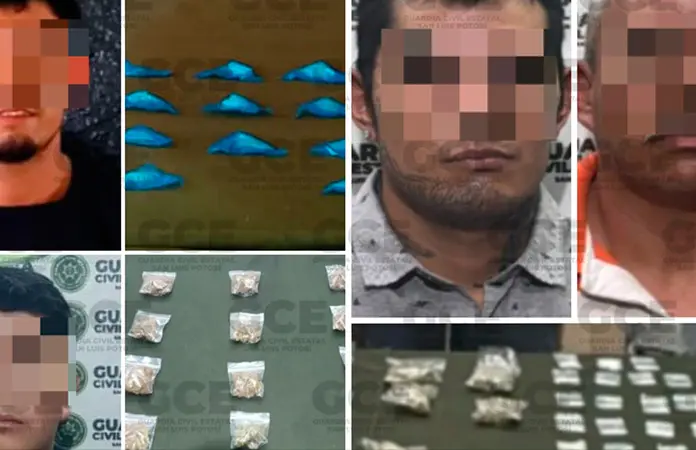 Capturan a cuatro supuestos narcos en operativos