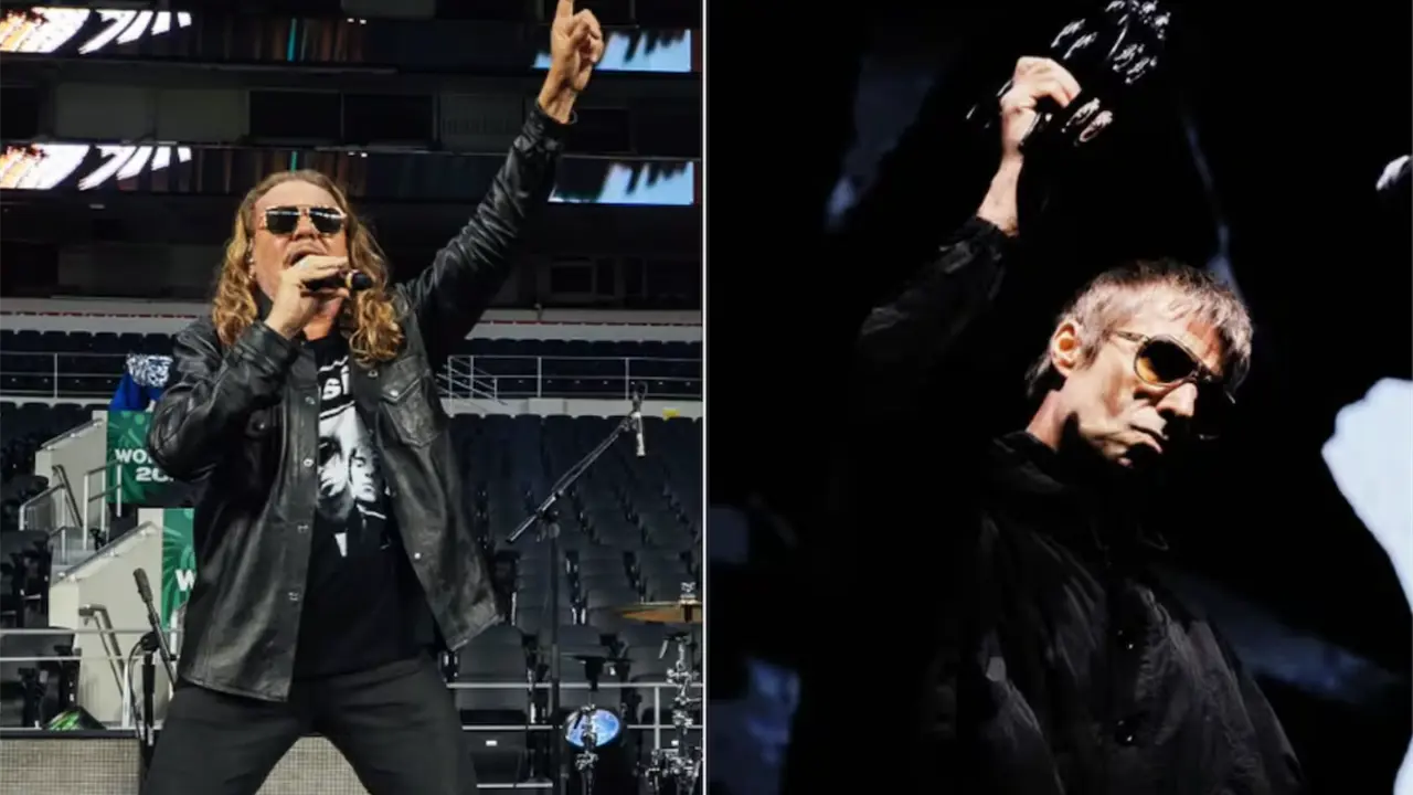 Fher Olvera ensaya con playera de Oasis en Ciudad de México