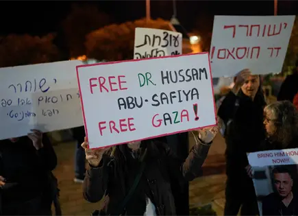 Médico palestino Hussam Abu Safiya denuncia maltrato en Israel Médico palestino Hussam Abu Safiya denuncia maltrato en Israel