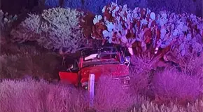 Conductor, herido al accidentarse en una autopista