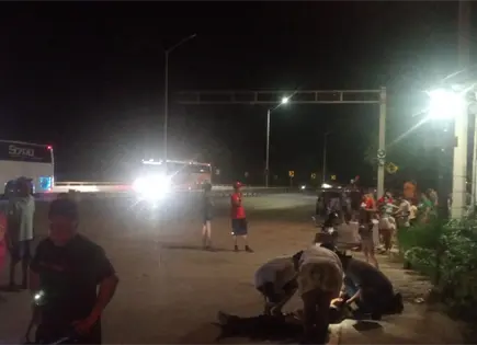 Derrapa en moto y queda inconsciente en El Pujal Derrapa en moto y queda inconsciente en El Pujal