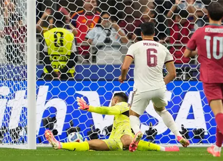 Merino clasifica a Espa&ntilde;a en el minuto 91