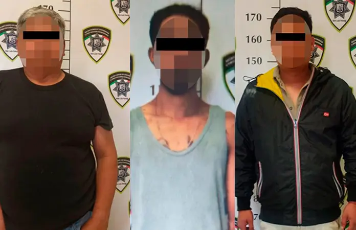 Arrestan a hombres por golpear a sus familiares