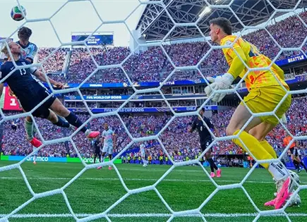 Jugadores de Bélgica imitan baile de Trump tras eliminar a EU Jugadores de Bélgica imitan baile de Trump tras eliminar a EU
