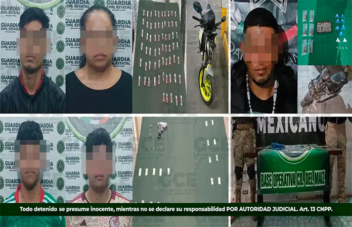 Capturan a más presuntos vendedores de drogas
