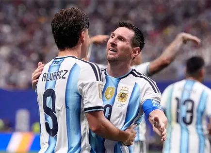 Lionel Messi marca gol decisivo y Argentina avanza a cuartos Lionel Messi marca gol decisivo y Argentina avanza a cuartos