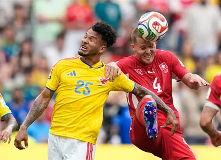 Suiza y Colombia van a pr&oacute;rroga tras empate sin goles en Mundial