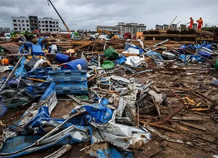 Caos en China por tornados y tormentas Caos en China por tornados y tormentas