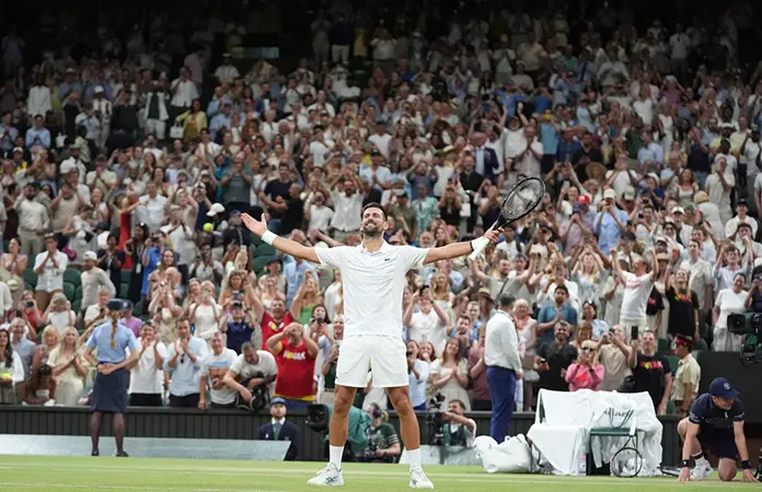 Épico triunfo de Djokovic