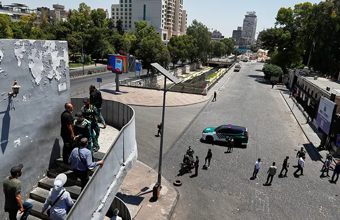 Explosiones sacuden la capital de Siria