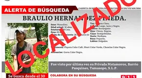 Localizan con vida a hombre desaparecido en Tamasopo