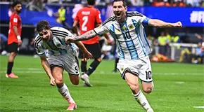 Messi y Argentina se levantan de la lona