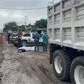 Muere cabo de obra arrollado por camión de carga Muere cabo de obra arrollado por camión de carga