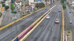 Vialidades operan con tr&aacute;nsito fluido en la capital