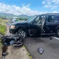 Fallece policía estatal en desigual choque carretero Fallece policía estatal en desigual choque carretero
