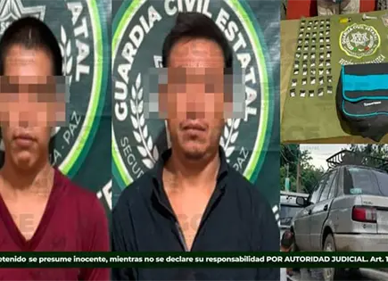 Detienen a dos presuntos narcomenudistas en la Huasteca