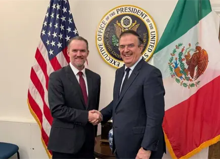 Jamieson Greer recibe a Marcelo Ebrard en Washington D.C. Jamieson Greer recibe a Marcelo Ebrard en Washington D.C.