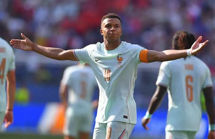 Kylian Mbappé anota su 8vo. gol