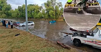 Omisiones ante lluvia desatan caos en el r&iacute;o Santiago