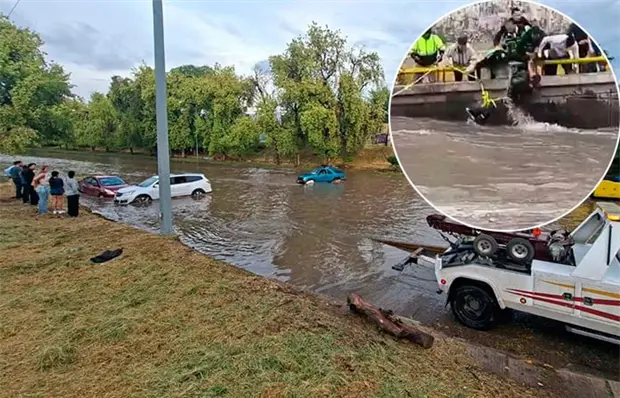 Omisiones ante lluvia desatan caos en el río Santiago Omisiones ante lluvia desatan caos en el río Santiago