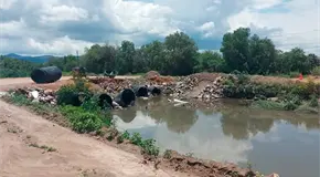 Temen inundación en Palma de la Cruz