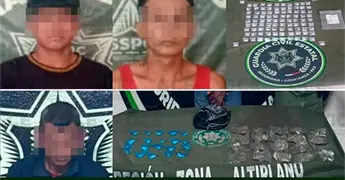 Capturan a tres presuntos objetivos criminales