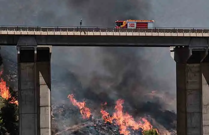 Incendio causa 12 muertos al sur de España