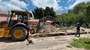 Interapas invierte 7.5 millones en rehabilitar la red sanitaria de SLP