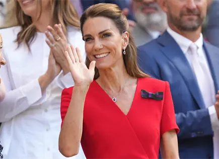 Kate, princesa de Gales, asiste a la final femenina de Wimbledon