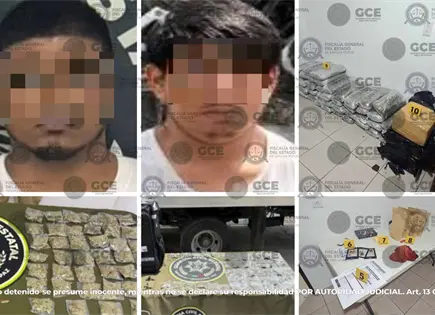 Más de 63 kilos de droga decomisados tras detención en Ciudad Valles Más de 63 kilos de droga decomisados tras detención en Ciudad Valles