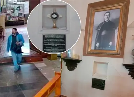 Recuperan la reliquia robada en El Saucito