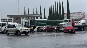 Choque en Circuito Potosí deja cuantiosos daños