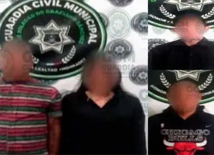 En distintos hechos, arrestan a cuatro supuestos infractores