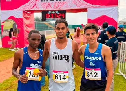 Exitosa carrera atl&eacute;tica Mineros en V. de La Paz