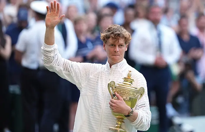 Jannik Sinner, bicampeón en Wimbledon