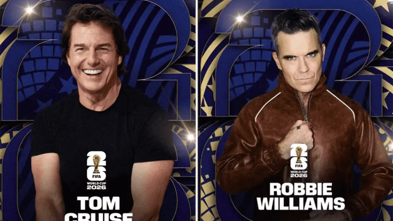 Tom Cruise, Robbie Williams y Shakira el show de la final del Mundial