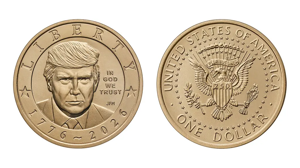 Casa de la Moneda de EEUU emite moneda con imagen de Trump