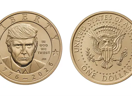 Casa de la Moneda de EEUU emite moneda con imagen de Trump Casa de la Moneda de EEUU emite moneda con imagen de Trump