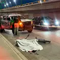 Ciclista muere arrollado por un auto desconocido Ciclista muere arrollado por un auto desconocido