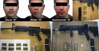 Dan 10 a&ntilde;os de prisi&oacute;n a tres maleantes por portar armas de alto calibre