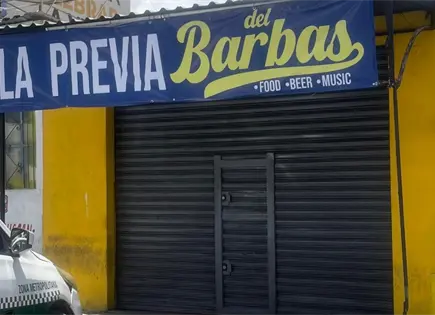 Fallece hombre tras caída en bar La Previa del Barbas Fallece hombre tras caída en bar La Previa del Barbas