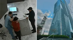 Cae hombre acusado de golpear a recepcionista en hotel de Santa Fe Cae hombre acusado de golpear a recepcionista en hotel de Santa Fe
