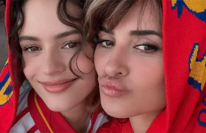 Penélope Cruz y Banderas celebran clasificación de España a la final