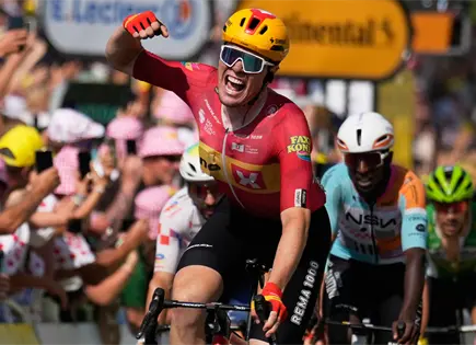 Wærenskjold gana la etapa más rápida de la historia del Tour de Francia y Pogacar sigue de líder Wærenskjold gana la etapa más rápida de la historia del Tour de Francia y Pogacar sigue de líder