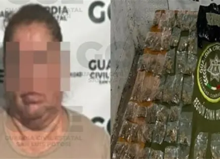 Detienen a sexagenaria con decenas de dosis de marihuana y cristal