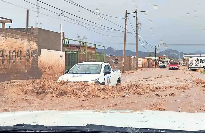 Fuertes lluvias dejan un muerto en Chihuahua