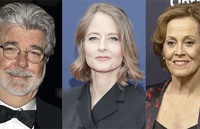 GEORGE LUCAS Y JODIE FOSTER CONDECORADOS