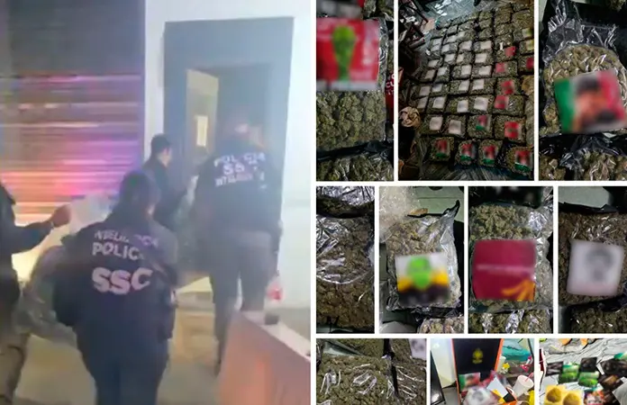 Aseguran droga que era distribuida en taxis
